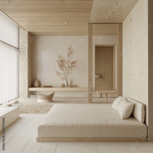 Minimalist Modern Bedroom Design With Neutral Tones