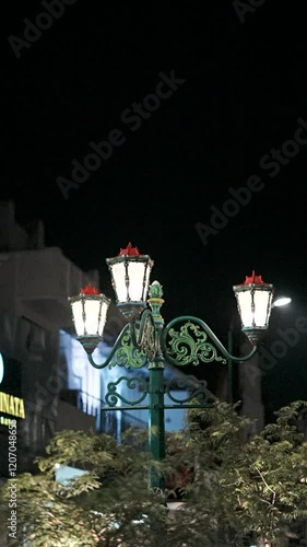 city ​​lights in yogyakarta