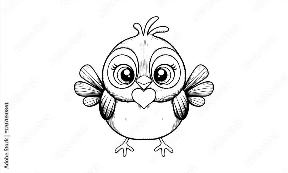Fototapeta premium A cute vector art illustration