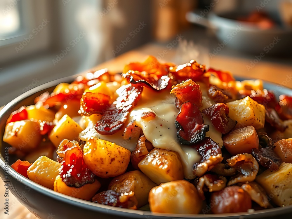 Roasted Potato Bacon Cheese Roll Up - Vibrant Appetizer Dish Roasted Potato Bacon Cheese Roll Up - Vibrant Appetizer Dish