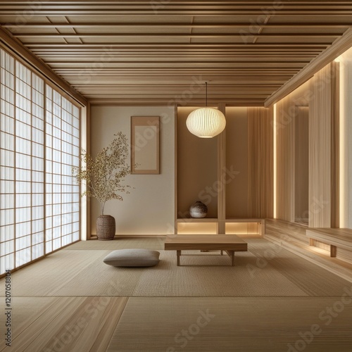 Serene Minimalist Japanese ...