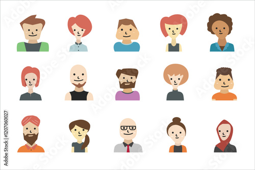 abstract avatar peoples