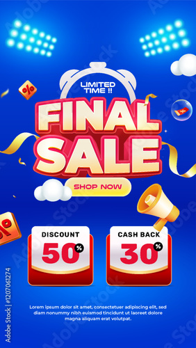 Big  sale promotion banner template