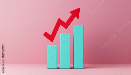 Analyzing business growth trends office workspace graph visualization minimalist design front view data insights Free Download Analyzing business growth trends office workspace graph visualization minimalist design front view data insights - GFXLoad