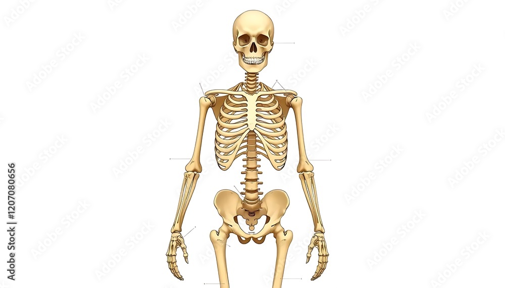 Human Skeleton Anatomy Diagram for Study and Reference Human Skeleton Anatomy Diagram for Study and Reference