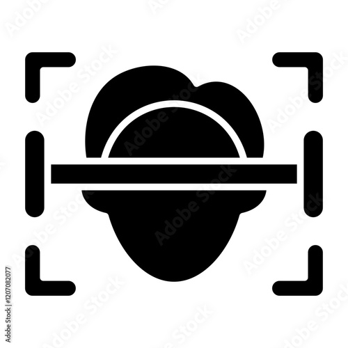 Face scanner Icon