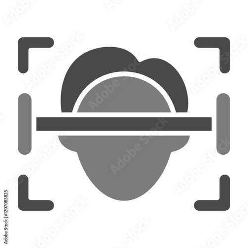 Face scanner Icon