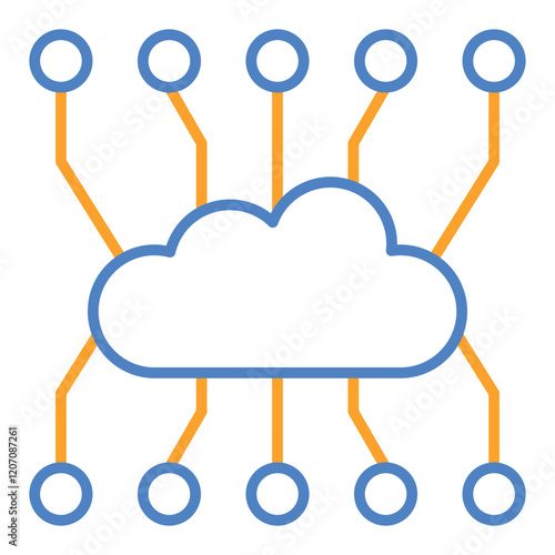 Cloud computing Icon