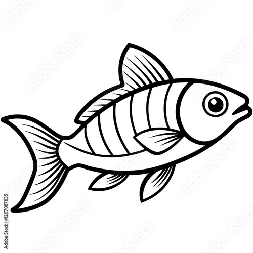 Elegant Fish Line Design