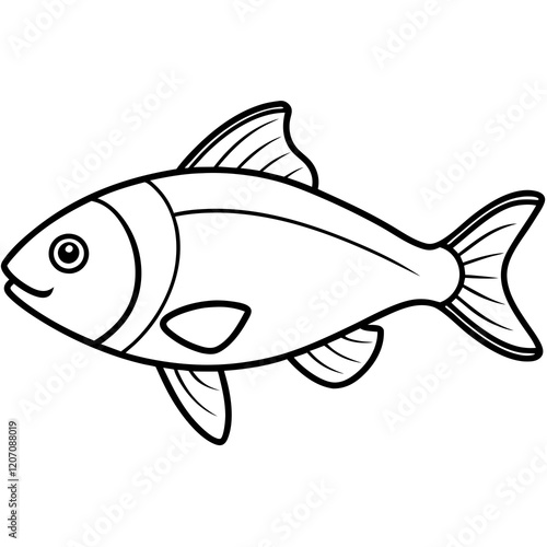 Elegant Fish Line Design