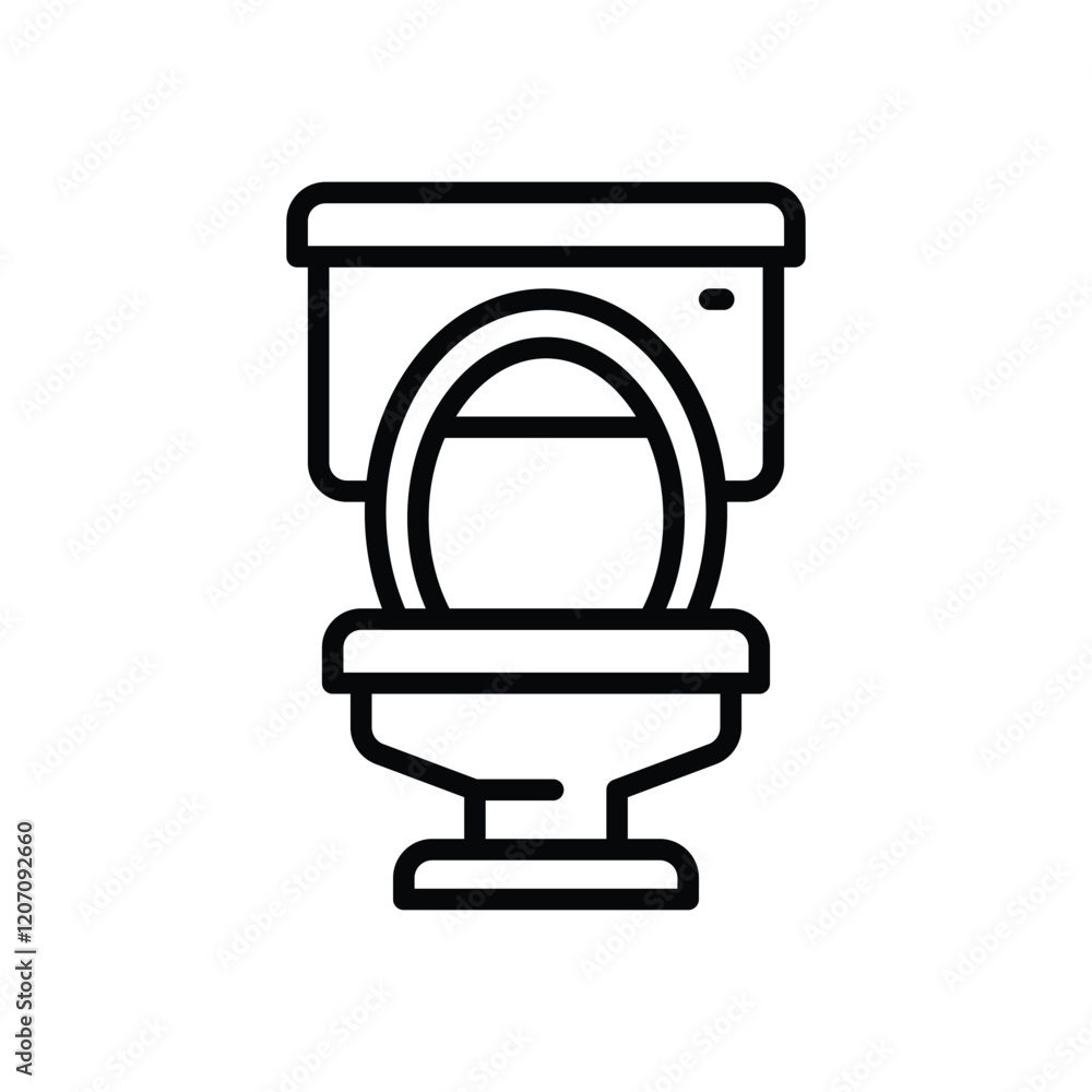 toilet line icon. vector icon for your website, mobile, presentation, and logo design. toilet line icon. vector icon for your website, mobile, presentation, and logo design.