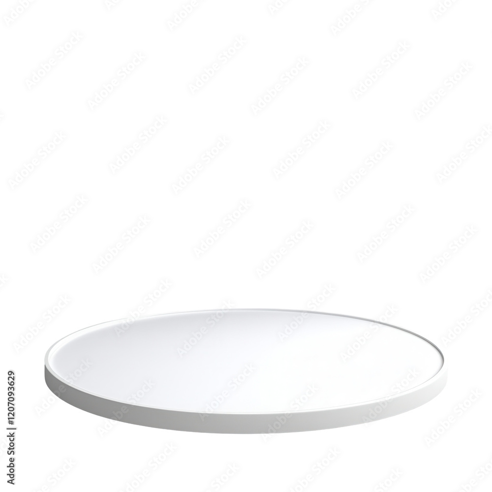Minimalist display platform studio setup product clean environment side view transparent background Minimalist display platform studio setup product clean environment side view transparent background