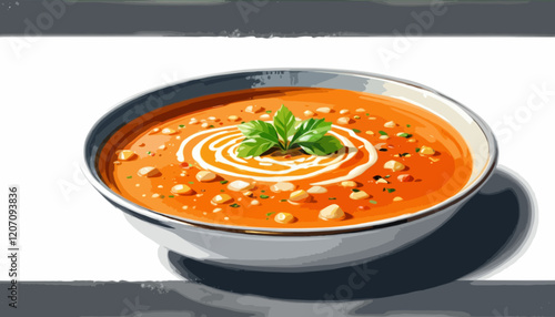  Classic Soup Favorites Vector Flavorful Soups to Savor Forever On white background SVG