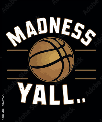 Madness Yall /Basketball Design photo