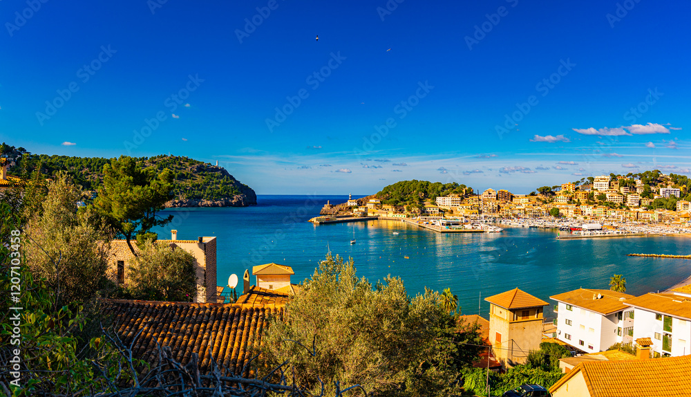 Fototapeta premium Port de Sóller, Majorca