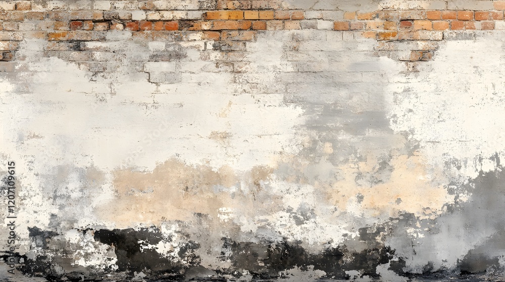 Obraz premium A close up of a brick wall