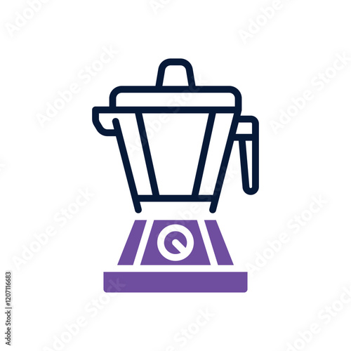 coffee pot icon. vector dual tone icon for your website, mobile, presentation, and logo design.