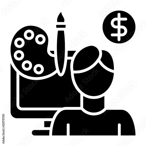 Digital nomad Icon