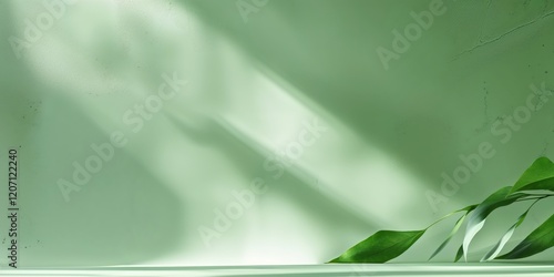 Green background for template and presentation slides