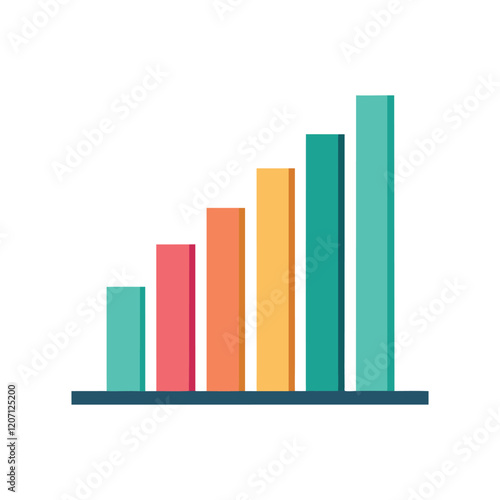 growth graph bar chart vector, vector and illustration, vector style Free Download growth graph bar chart vector, vector and illustration, vector style - GFXLoad