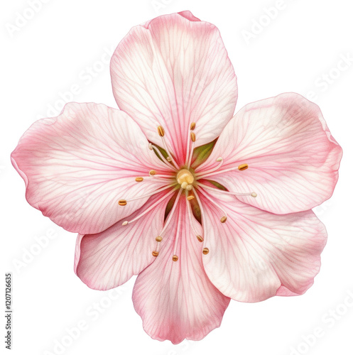 PNG Blossom petal illustration botanical.