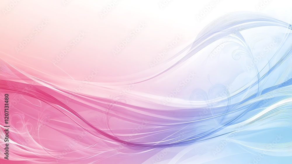 Abstract Pink and Blue Wave Design Background Abstract Pink and Blue Wave Design Background