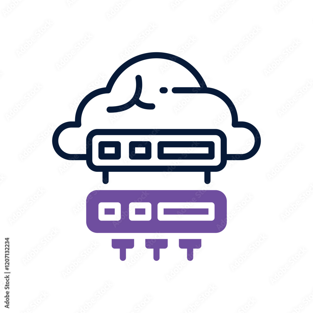 server dual tone icon. vector icon for your website, mobile, presentation, and logo design. server dual tone icon. vector icon for your website, mobile, presentation, and logo design.