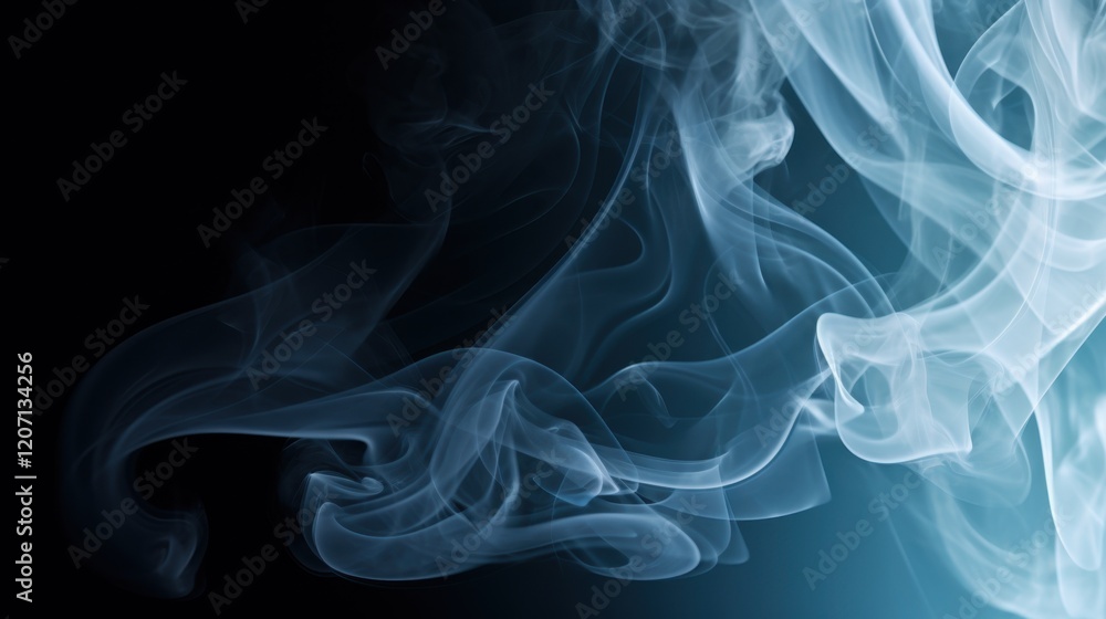 custom made wallpaper toronto digitalEthereal swirls of blue smoke against a dark background