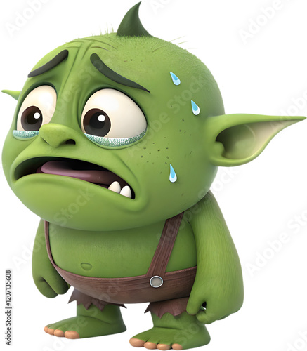 Adorable ogres clipart, ideal for fun, playful, and creative design projects. photo