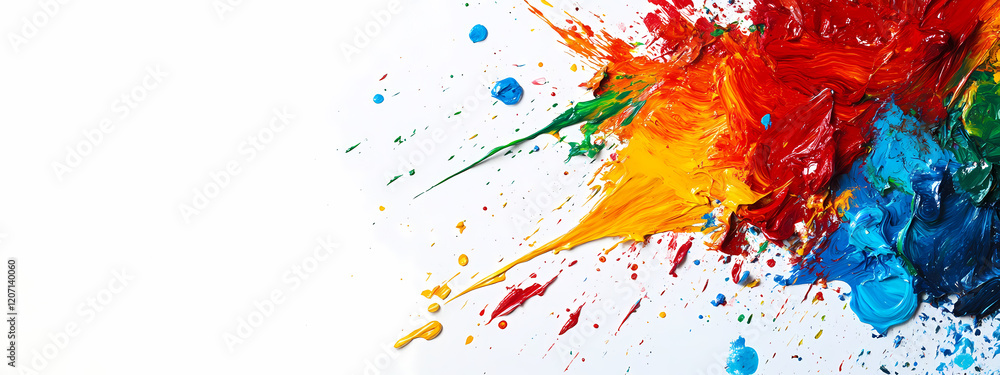Fototapeta premium Colorful Art Splash