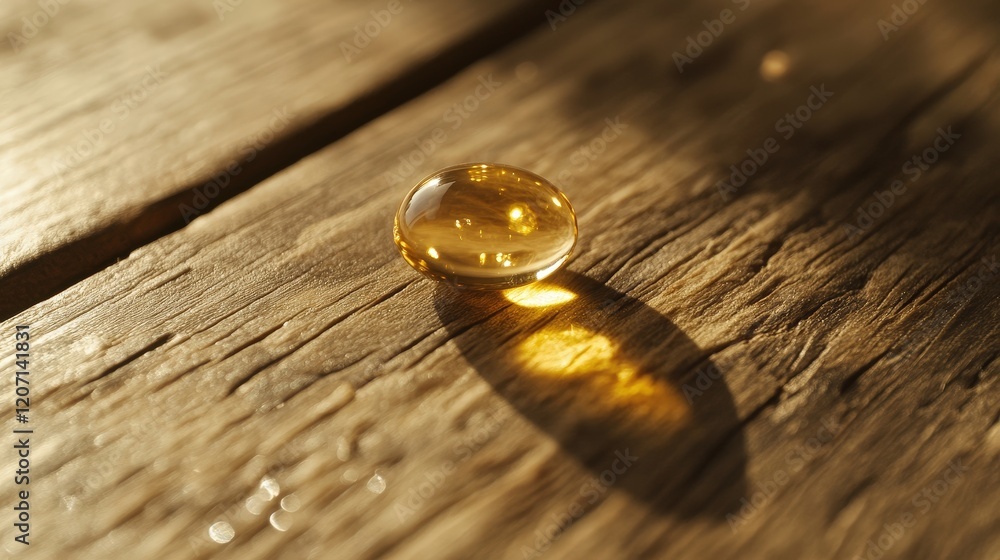 omega-3 fish oil capsules, promoting heart health and cognitive function.