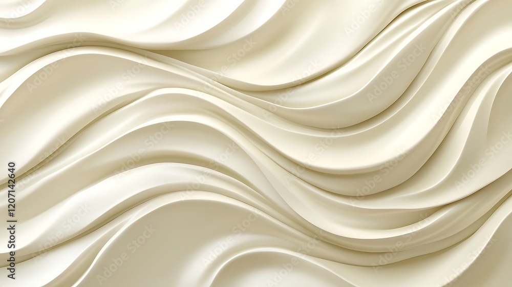 Elegant Creamy Wave Abstract Background Design Elegant Creamy Wave Abstract Background Design