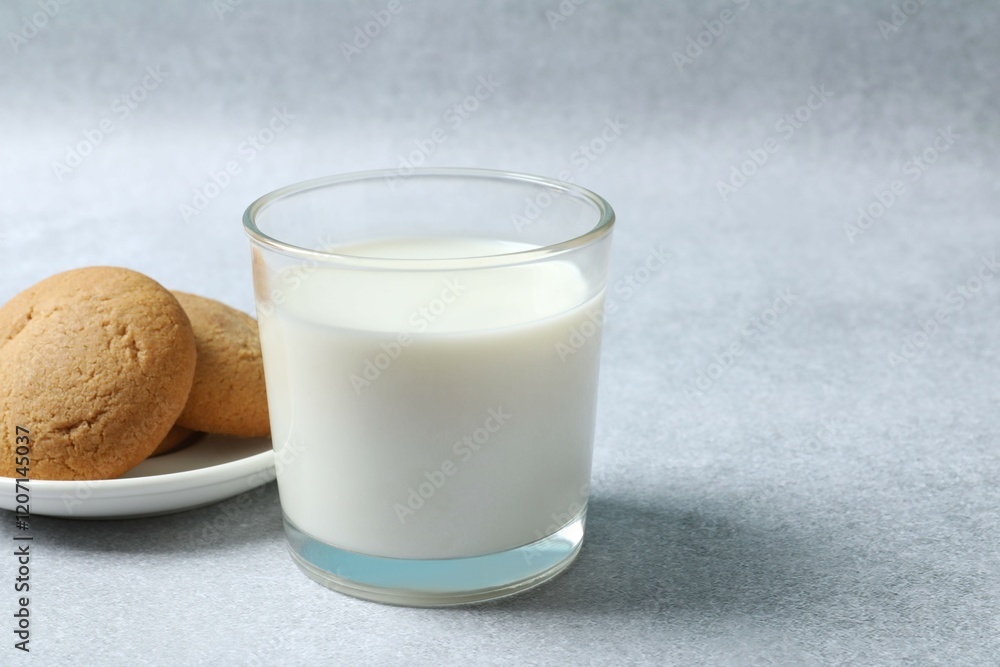 Glass of milk on the table Glass of milk on the table