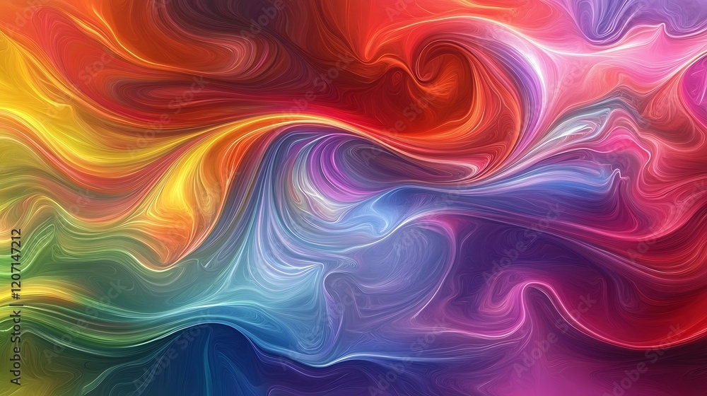Abstract Colorful Swirling Paint Texture Design Abstract Colorful Swirling Paint Texture Design
