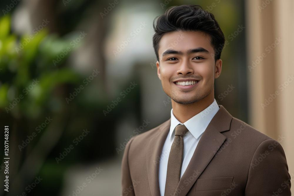 Hyperrealistic photo of a business man in a suit smiling into the camera. Manager working in a finance company as an executive professional. Hyperrealistic photo of a business man in a suit smiling into the camera. Manager working in a finance company as an executive professional.