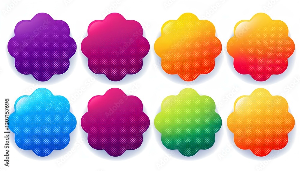 set of colorful flower icon. Set of purple, pink, green, blue, yellow and red icons on a white background. vector stock illustration. set of colorful flower icon. Set of purple, pink, green, blue, yellow and red icons on a white background. vector stock illustration.