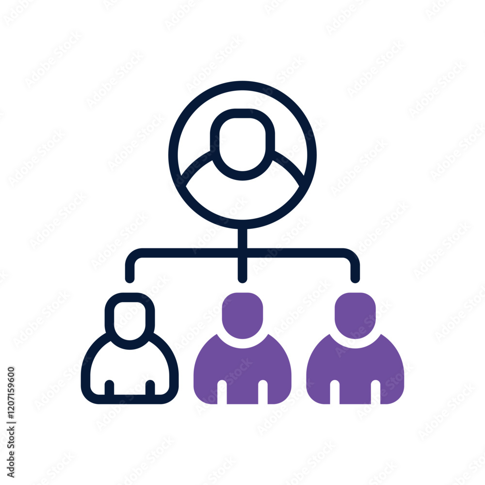 organization dual tone icon. vector icon for your website, mobile, presentation, and logo design. organization dual tone icon. vector icon for your website, mobile, presentation, and logo design.