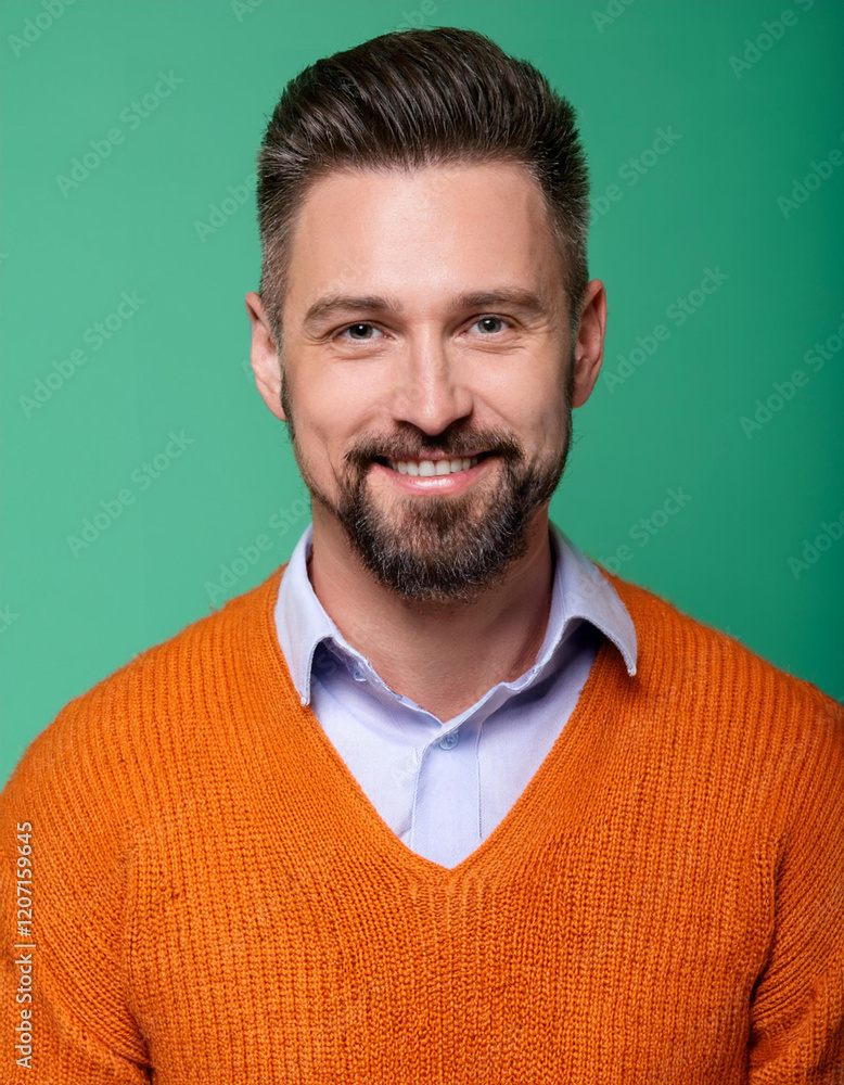 Obraz premium Portrait of a smiling man
