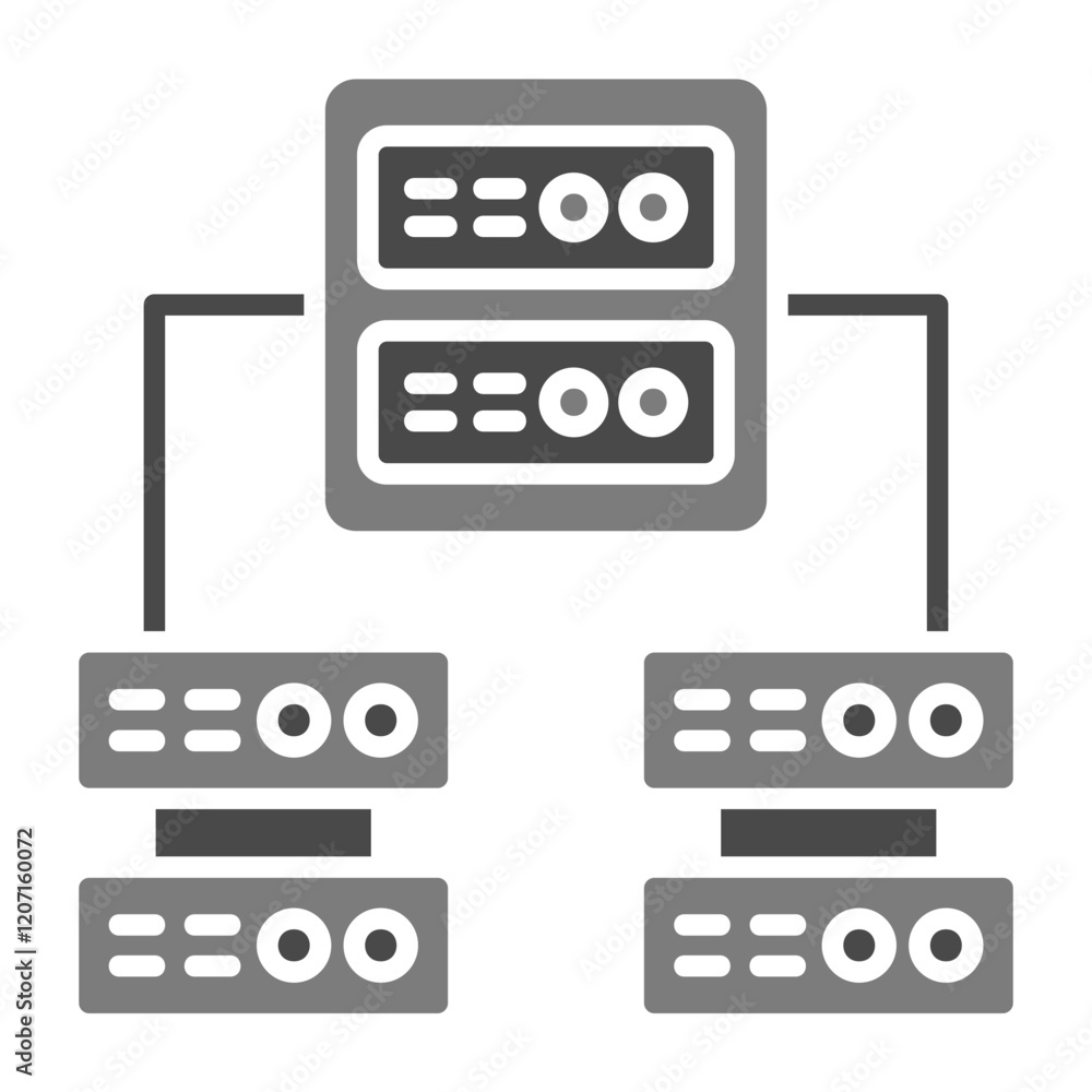 Fototapeta premium Share server Icon