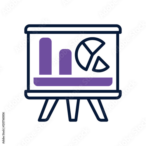 board plan dual tone icon. vector icon for your website, mobile, presentation, and logo design.