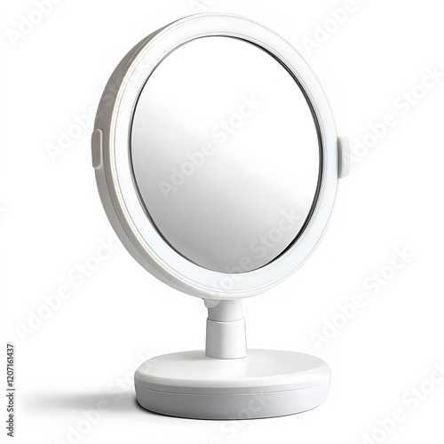 Portable Bathroom Shower Mirror Tool for Clear Reflection and Fog-Free Viewing in Compact Space
