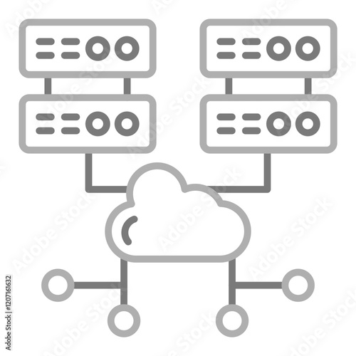 Cloud computing Icon