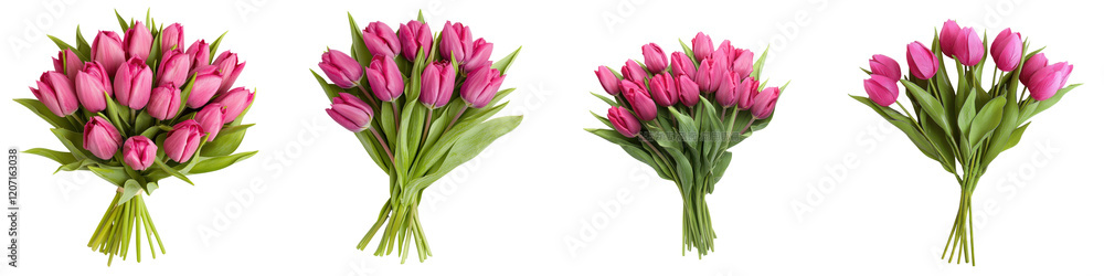 Vibrant pink tulip bouquets arranged in multiple bunches showcasing the delicate beauty and elegant spring flora perfect for floral various Vibrant pink tulip bouquets arranged in multiple bunches showcasing the delicate beauty and elegant spring flora perfect for floral various