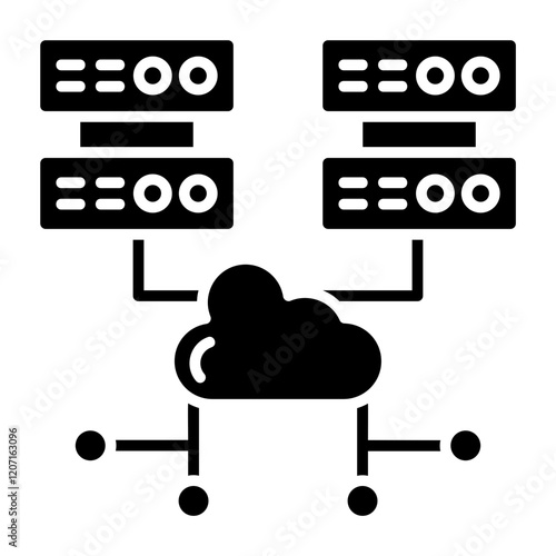 Cloud computing Icon