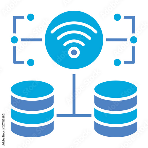 Wireless database Icon
