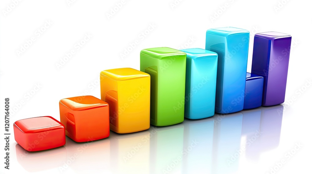 A sleek bar chart on a screen representing monthly commission earnings growth A sleek bar chart on a screen representing monthly commission earnings growth