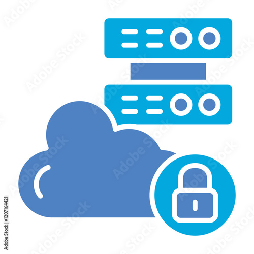 Cloud lock Icon