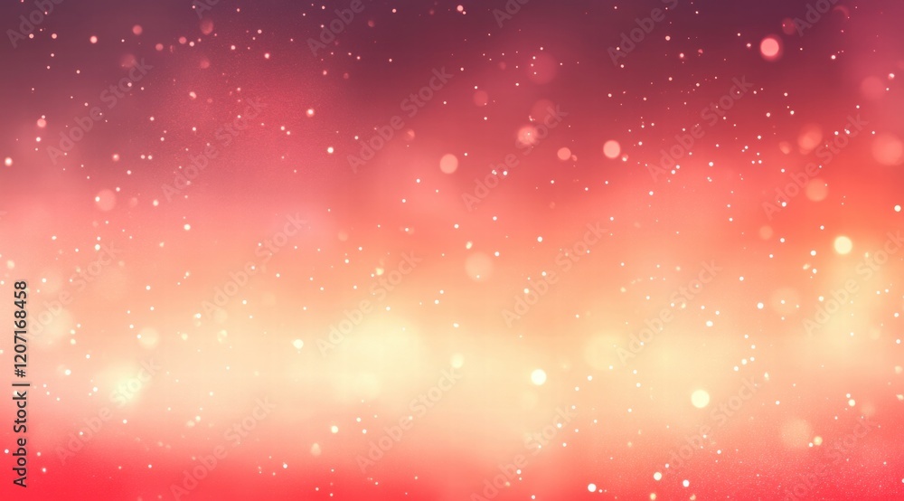 Fototapeta premium Red glittery background, blurry and dreamy lights, red gradient background7960