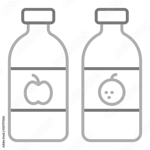 Juice bottles Icon