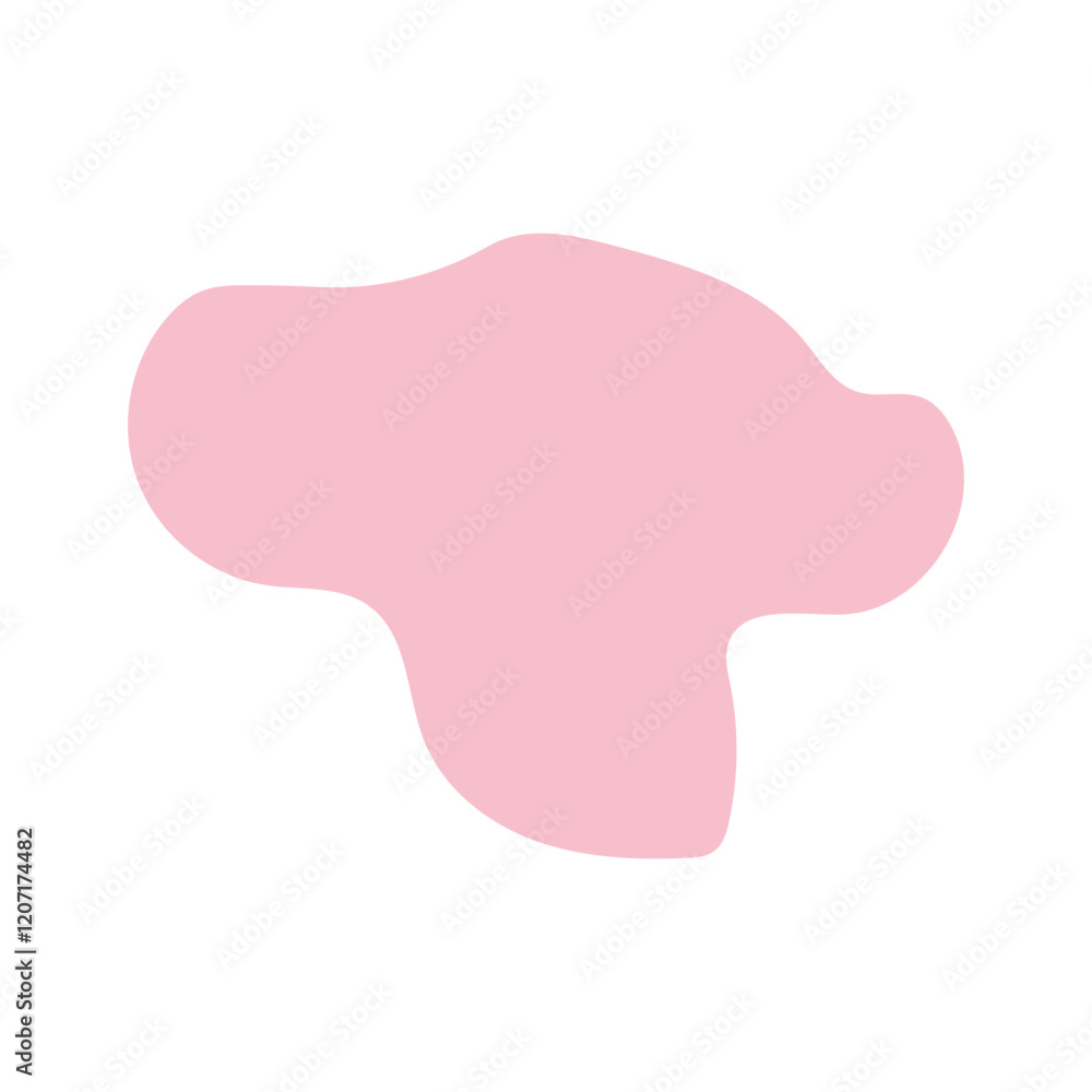abstract blobs pastel pink for background abstract blobs pastel pink for background